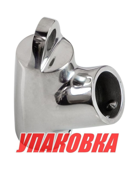 Тройник леера 7/8 (22,2 мм), 60 град с петлей (упаковка из 10 шт.)