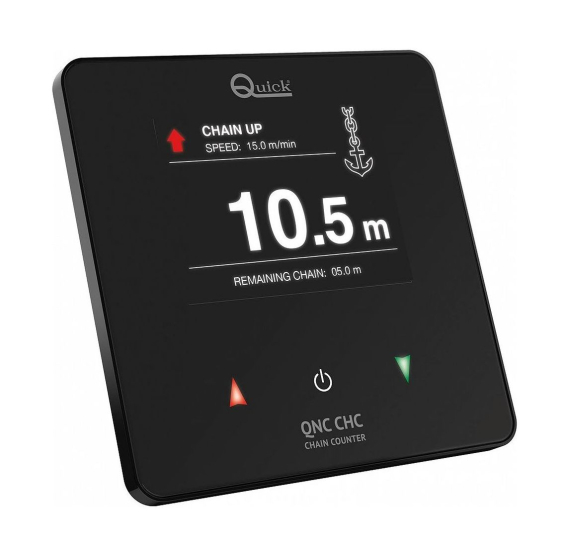 Счетчик цепи для якорной лебедки, QNC CHC, врезной, Quick (FNQNCCHCF000B00)