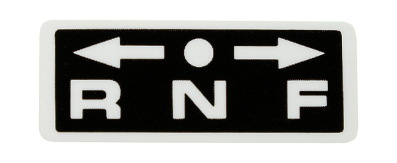 Наклейка, маркировка (R-N-F) Suzuki DF4-140A/DT9.9-40