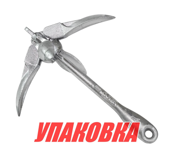 Якорь кошка 3,2 кг, складной, Marine Rocket (упаковка из 10 шт.)