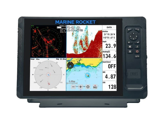 Картплоттер морской KA12C (сенсорный экран / эхолот), Marine Rocket