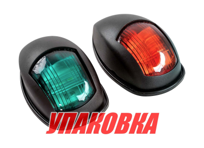 Огни ходовые светодиодные, комплект, черный корпус, 10-30 В (упаковка из 4 шт.)