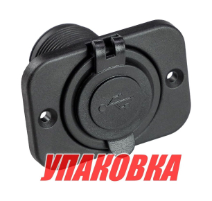 Разъем USB 5В 3.1А на панели, Marine Rocket (упаковка из 10 шт.)