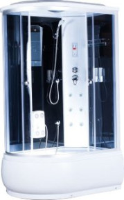 Закрытая душевая кабина Aquapulse 4106A R Grey black