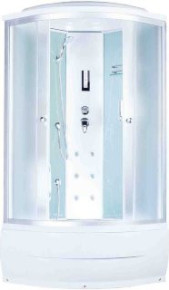 Закрытая душевая кабина Aquapulse 7701B White matte