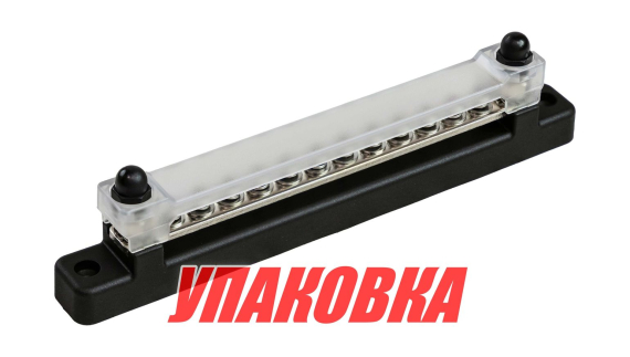 Колодка распределительная электромонтажная с защитной крышкой, 12 контактов (упаковка из 4 шт.)