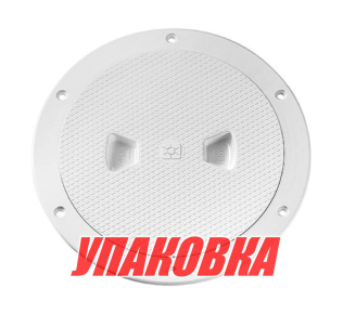 Лючок палубный 6, белый (упаковка из 12 шт.)