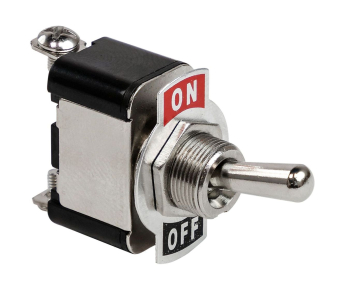 Тумблер двухпозиционный ON-OFF 12 В/15А 2P