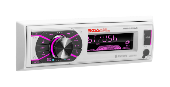Морская магнитола 1DIN BOSS MR632UAB
