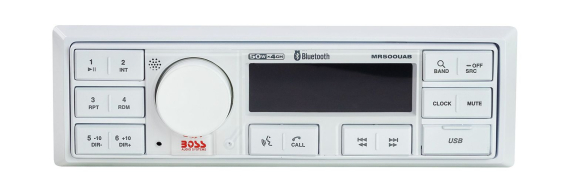 Морская магнитола 1DIN BOSS MR500UAB