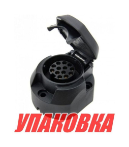 Розетка для прицепа, пластиковая, 13 контактов (упаковка из 20 шт.)