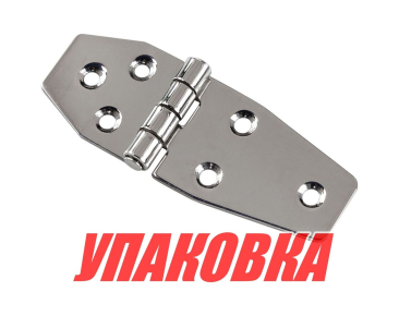 Петля 97х38 мм, разновеликая, нержавеющая (упаковка из 20 шт.)