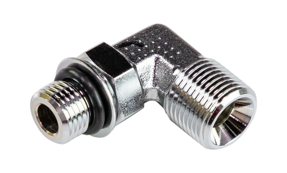 Переходник угловой на гидроцилиндр 3/8"x1/4", Sea First