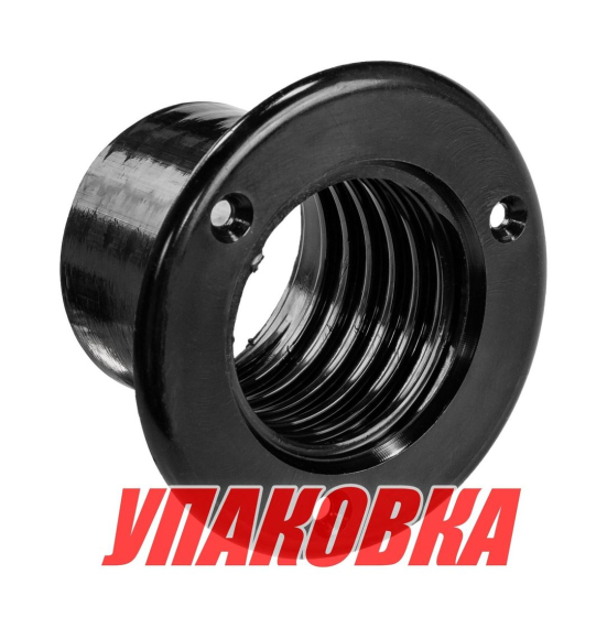 Горловина выхода канала, черная (упаковка из 10 шт.)