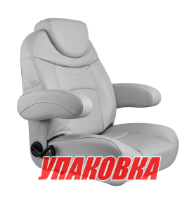Кресло для катера (яхты) Premium Reclining, обивка винил, цвет серый, Marine Rocket (упаковка из 2 шт.) (96166G-MR_pkg_2)
