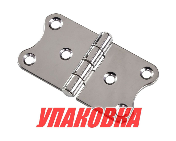 Петля 76х38х2 мм нержавеющая (упаковка из 35 шт.)