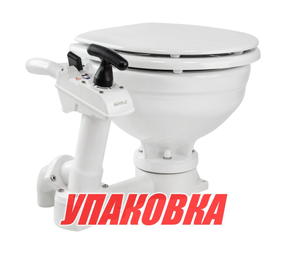 Унитаз с ручной помпой Compact 01, SeaFlo (упаковка из 2 шт.)