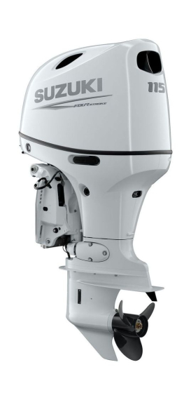 Мотор лодочный Suzuki DF115BTX CAN, белый